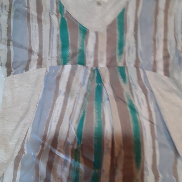 Beautiful new w/o tags tunic top Porridge designer at Anthropology - awesome col - Picture 6 of 8